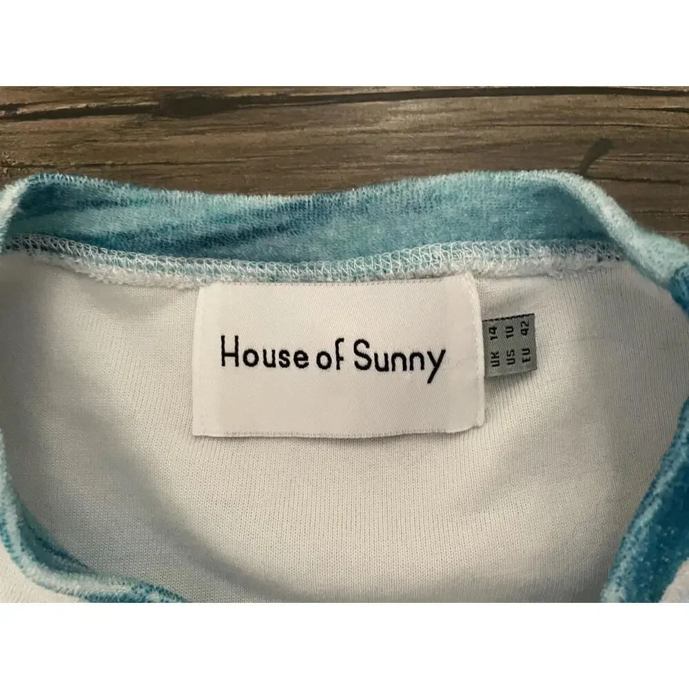 NEW House of Sunny Wave Towelling Top 10 - Picture 5 of 8